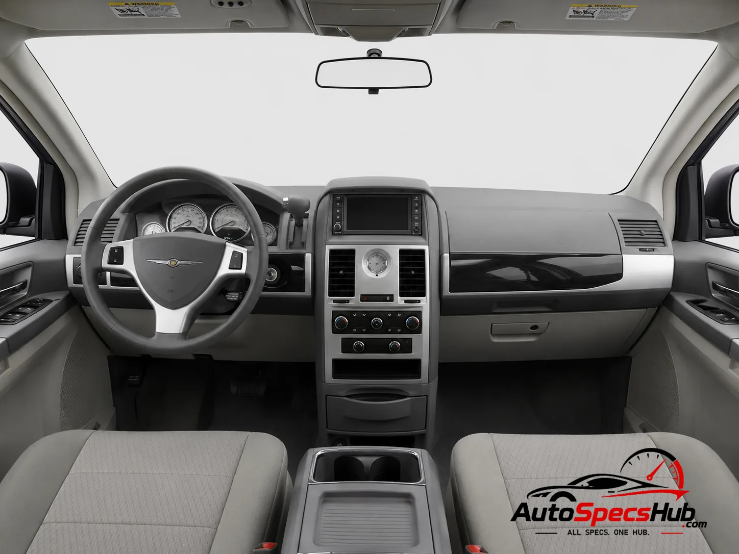 2008 Chrysler Grand Voyager 2.8 CRD interior dashboard and front cabin