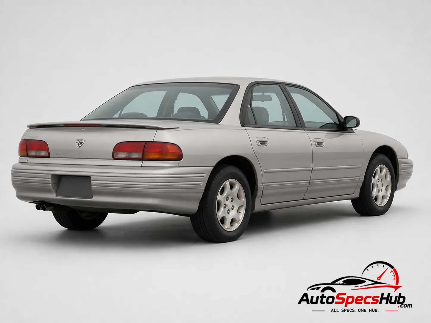 1993 Chrysler Vision rear three-quarter view