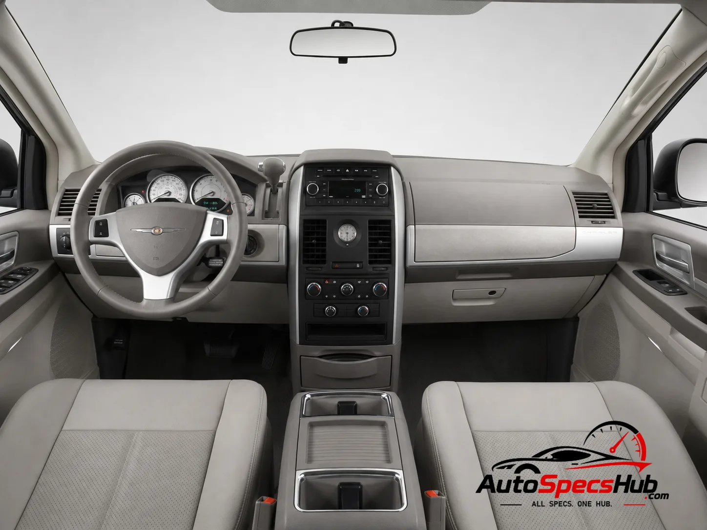 2008 Chrysler Grand Voyager 3.8 interior dashboard and front cabin