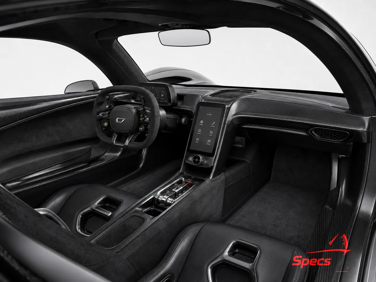 2024 Czinger 21C interior cockpit and seats