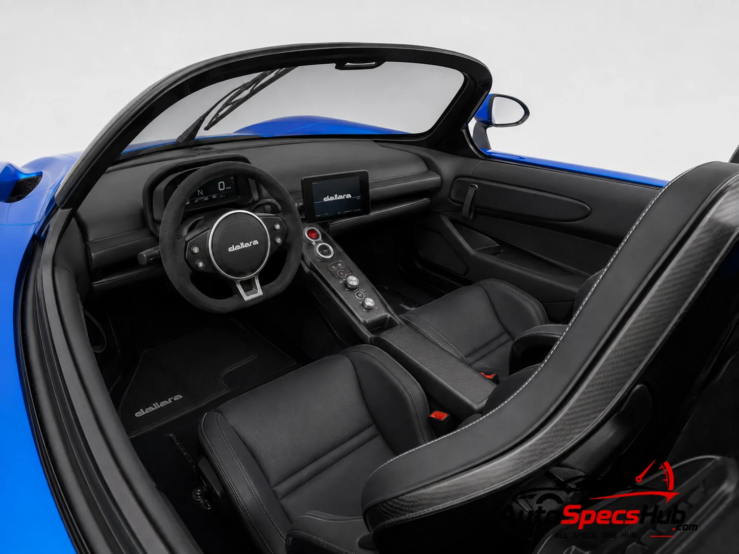 2017 Dallara Stradale interior cockpit and driver seat