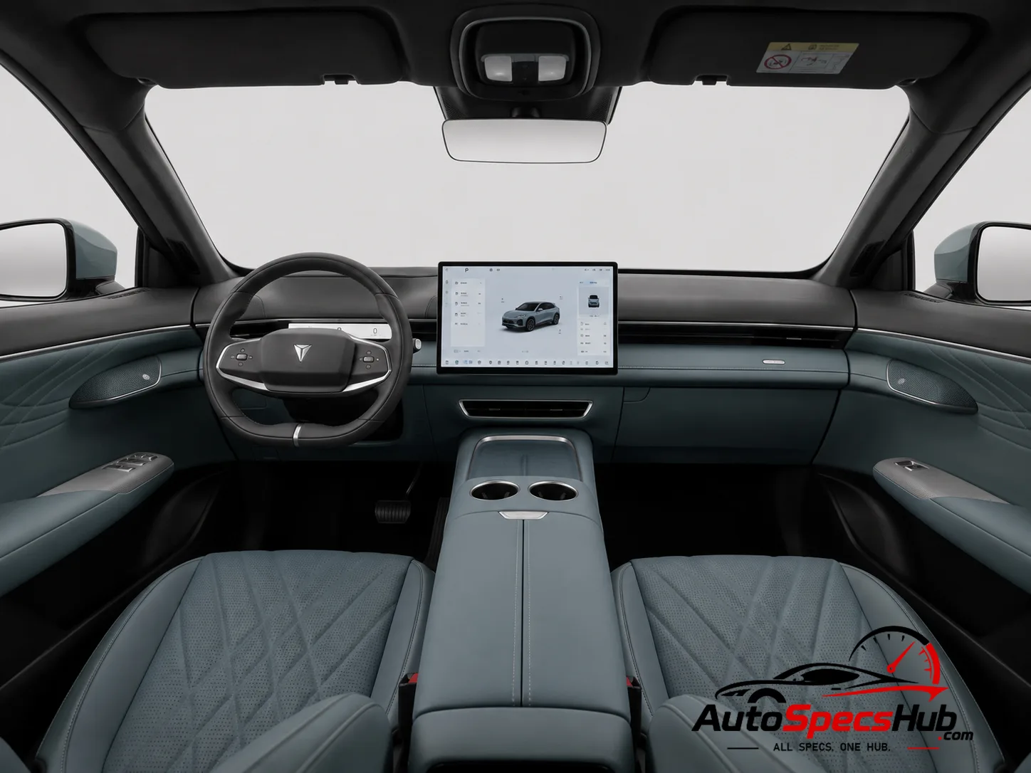 2025 Deepal S07 interior dashboard and front cabin