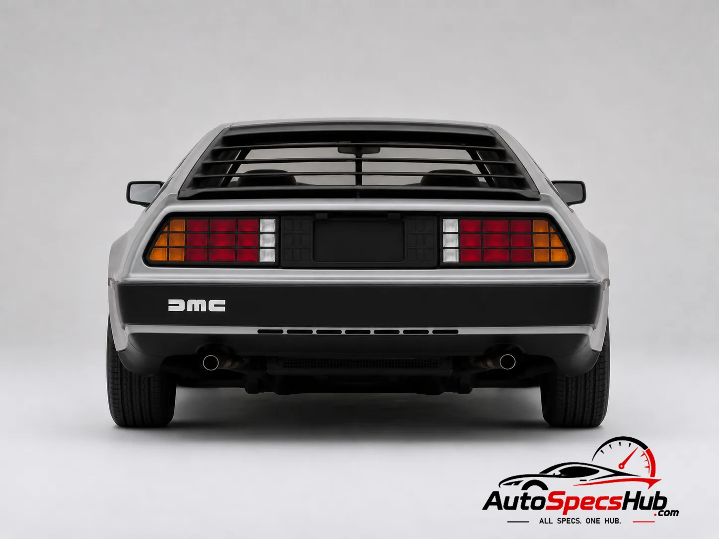 1981 DMC DeLorean DMC-12 rear view