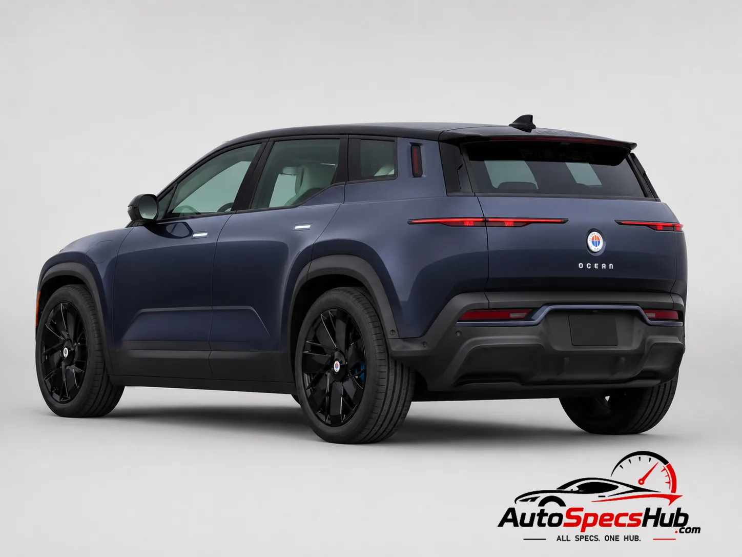 2023 Fisker Ocean One rear three-quarter view