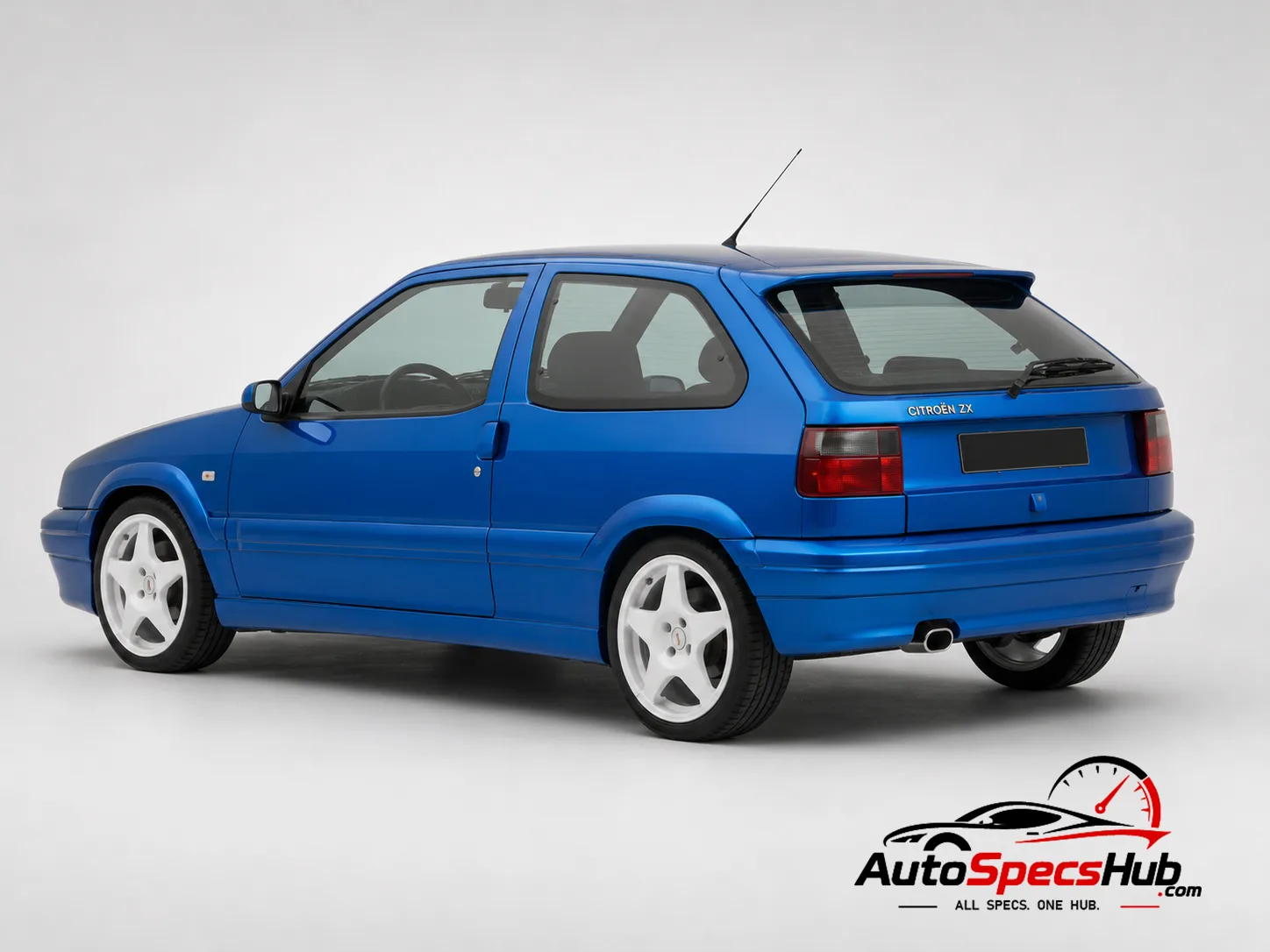 1993 Citroën ZX 2.0i 16v rear three-quarter view