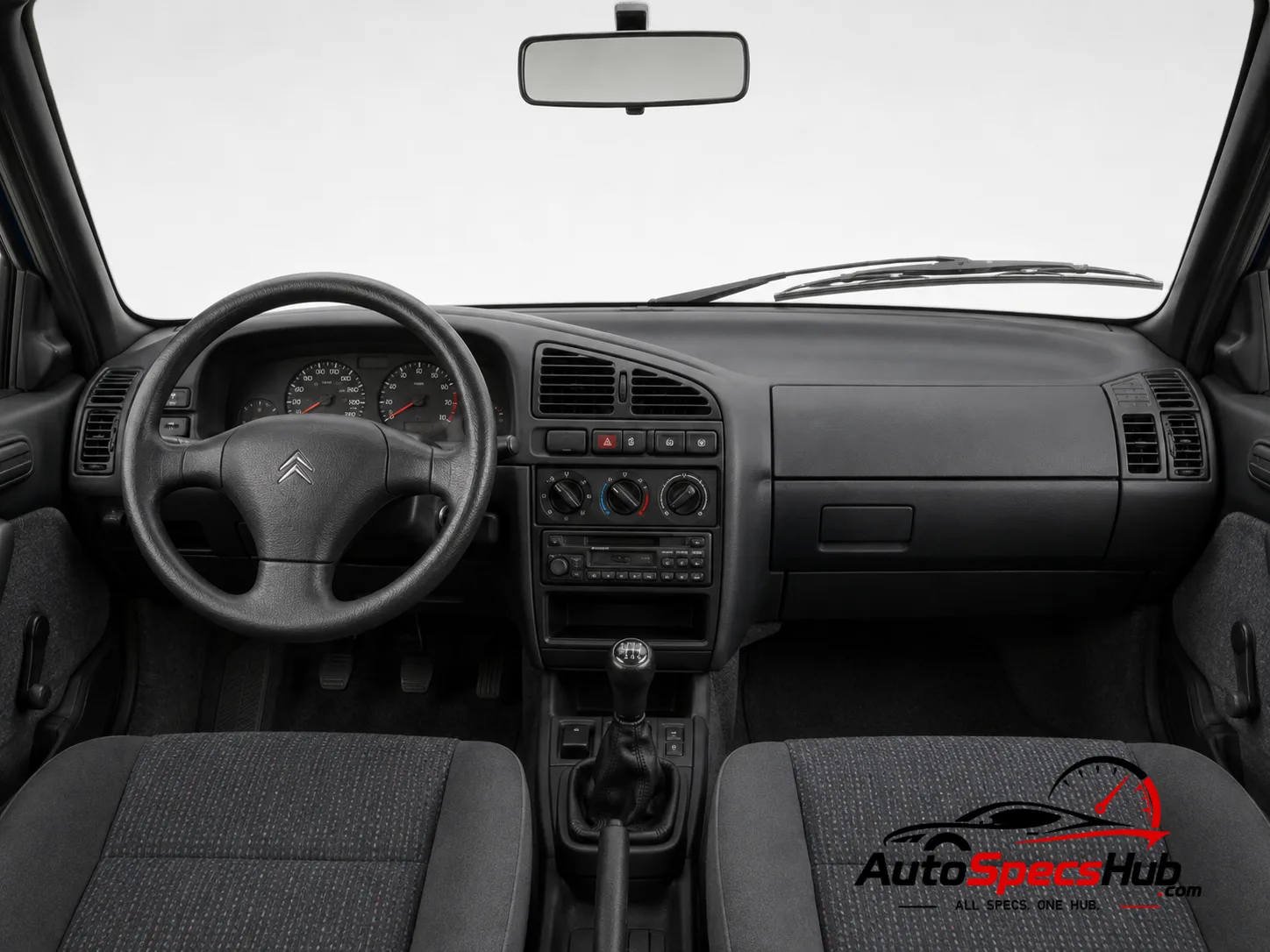 1993 Citroën ZX 2.0i 16v interior dashboard and front cabin