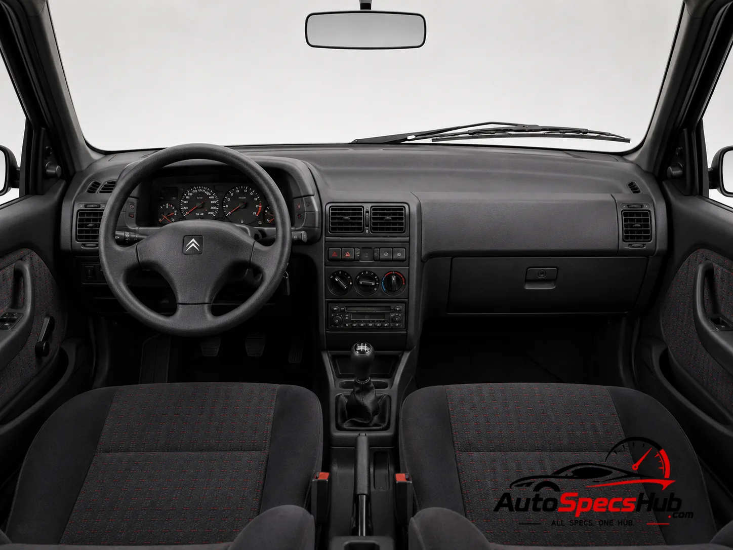 1992 Citroën ZX 1.9i Volcane interior dashboard and front cabin