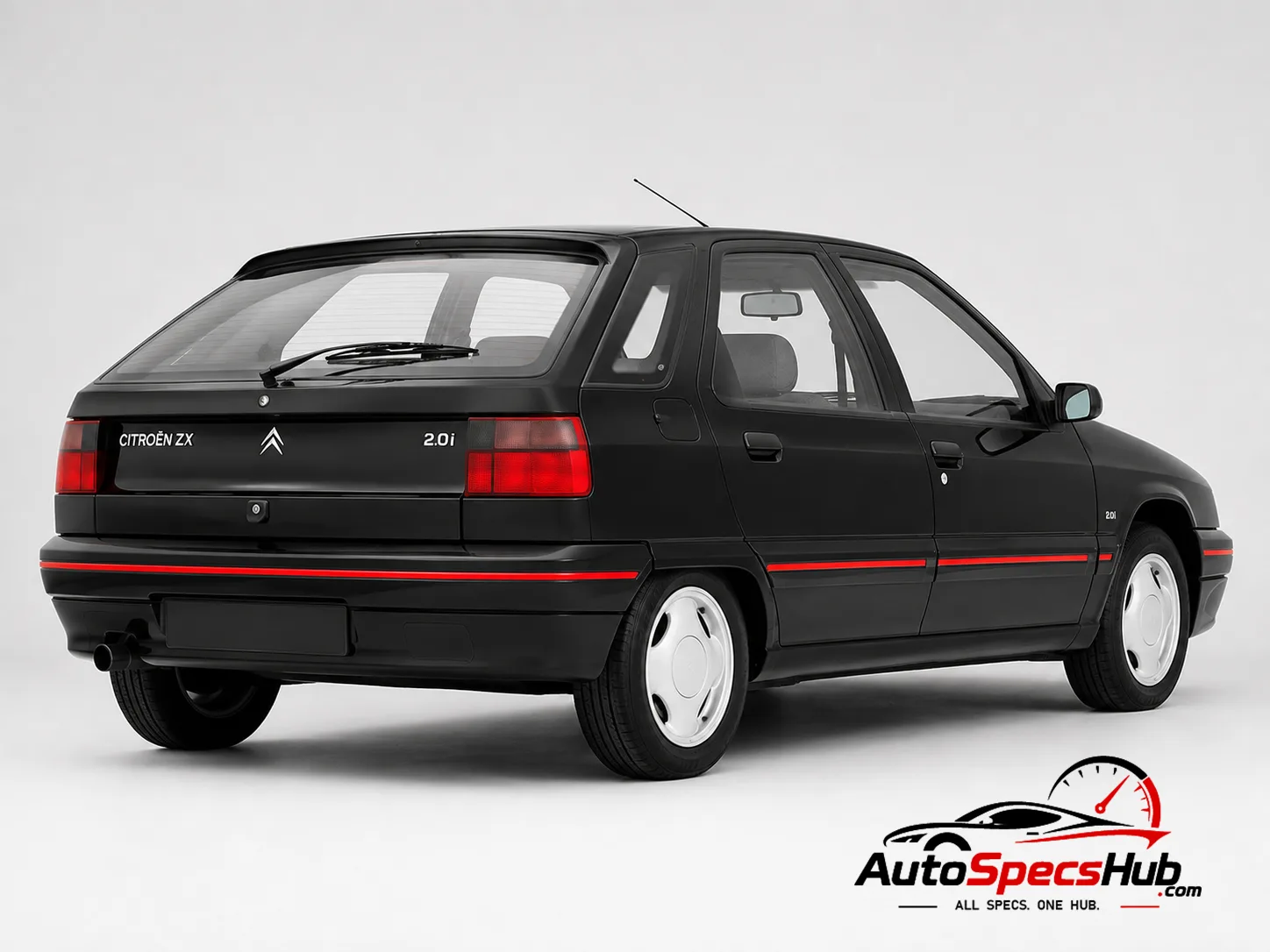 1992 Citroën ZX 2.0i Volcane rear three-quarter view