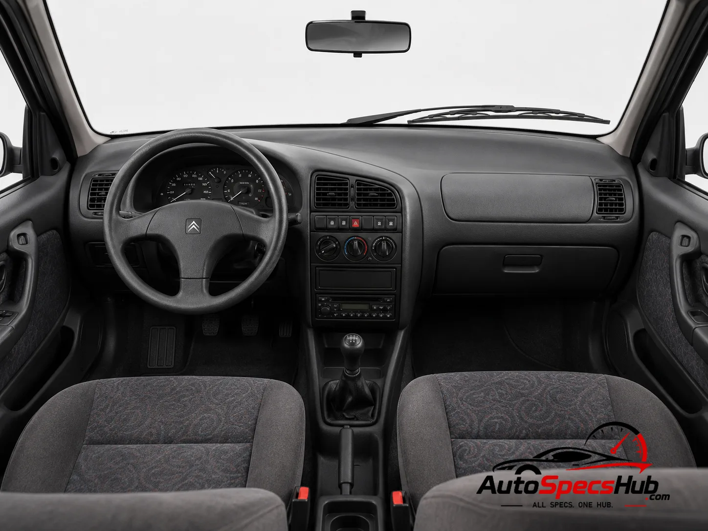 1992 Citroën ZX 2.0i Volcane interior dashboard and front cabin