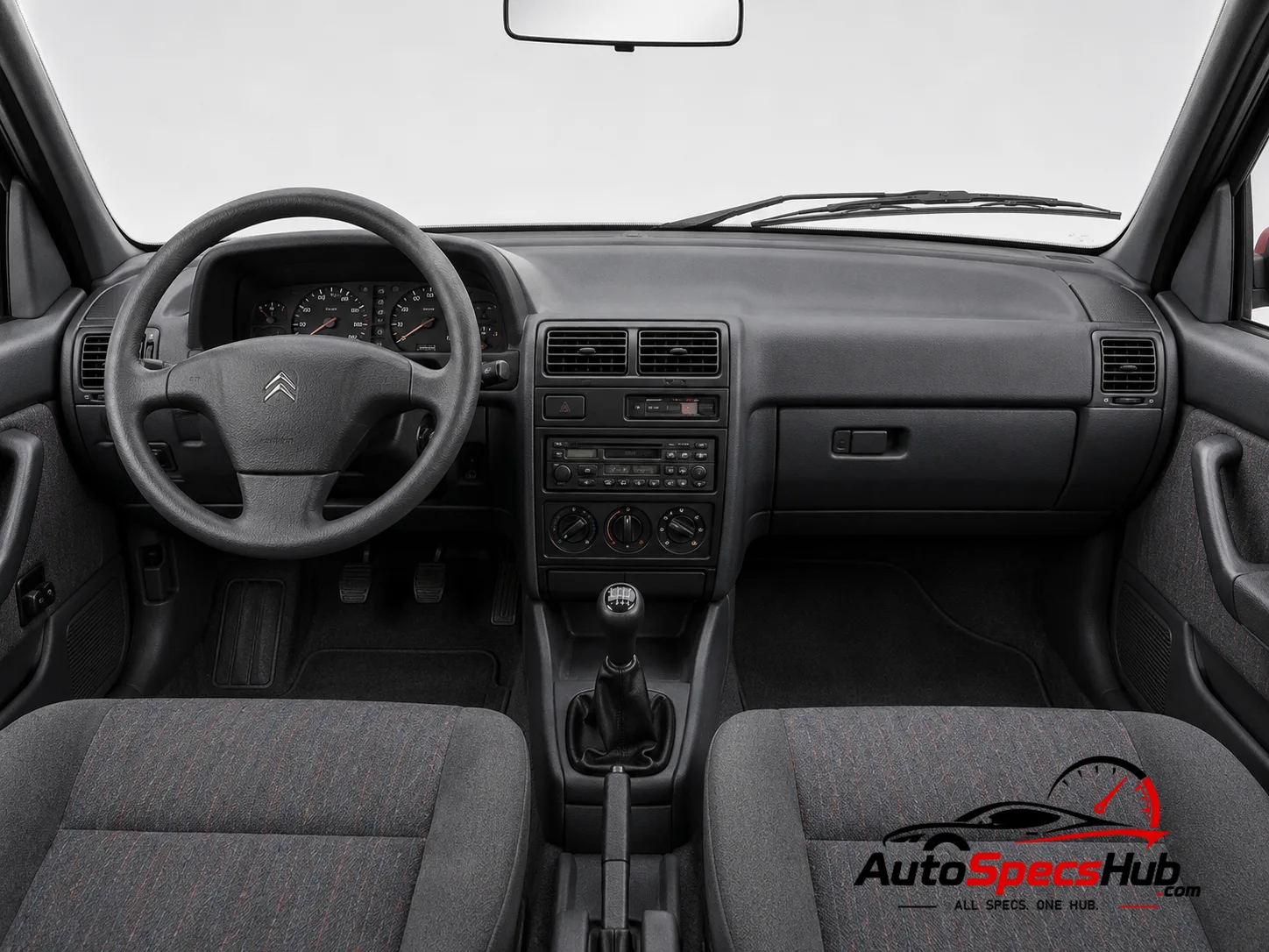 1994 Citroën ZX 1.8i Aura interior dashboard and front cabin