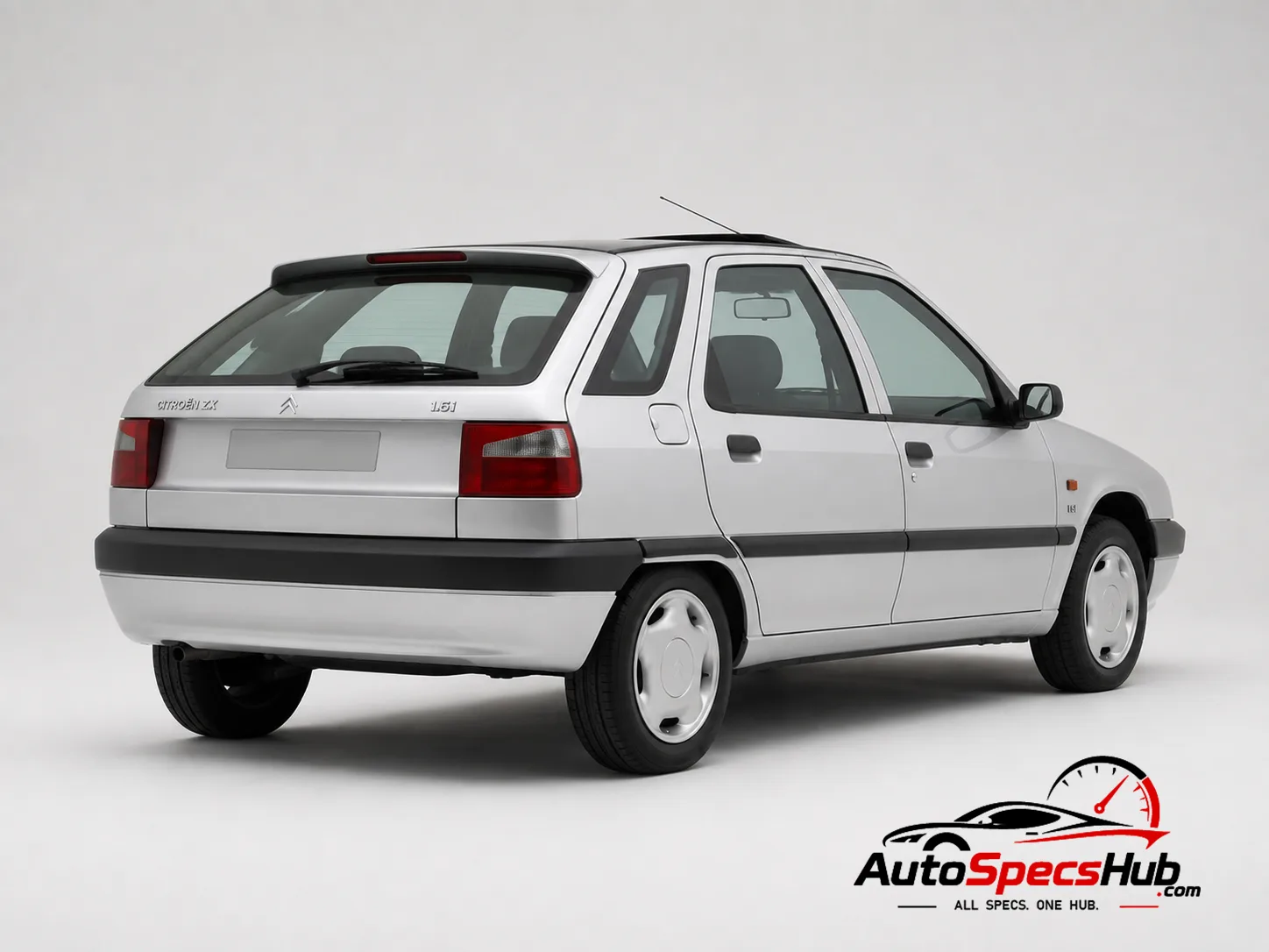 1992 Citroën ZX 1.6i Avantage rear three-quarter view