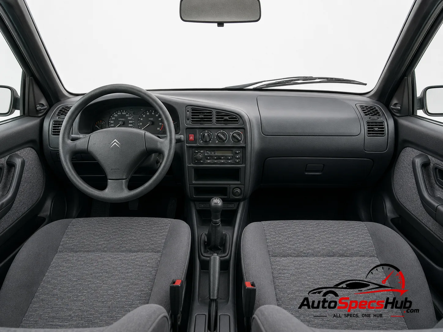 1994 Citroën ZX 1.6i Avantage interior dashboard and front cabin