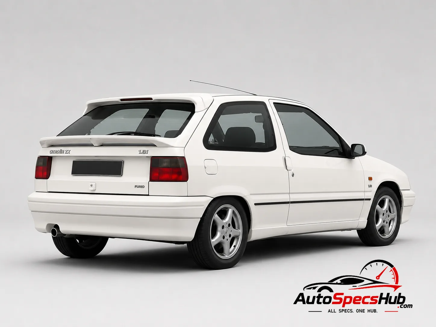 1993 Citroën ZX 1.8i Furio rear three-quarter view