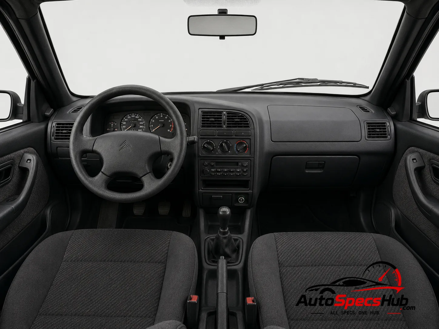 1993 Citroën ZX 1.8i Furio interior dashboard and front cabin