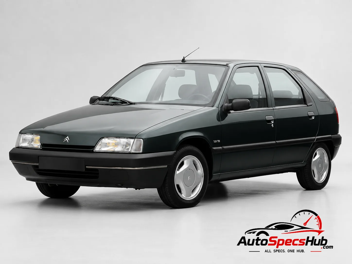 1993 Citroën ZX 1.9 TD Aura front three-quarter view