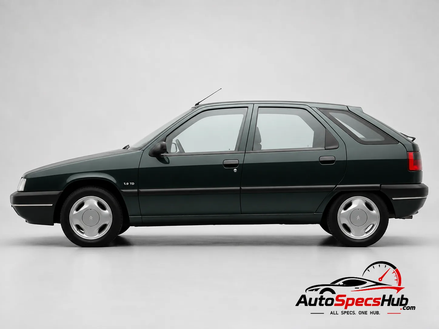 1993 Citroën ZX 1.9 TD Aura side profile