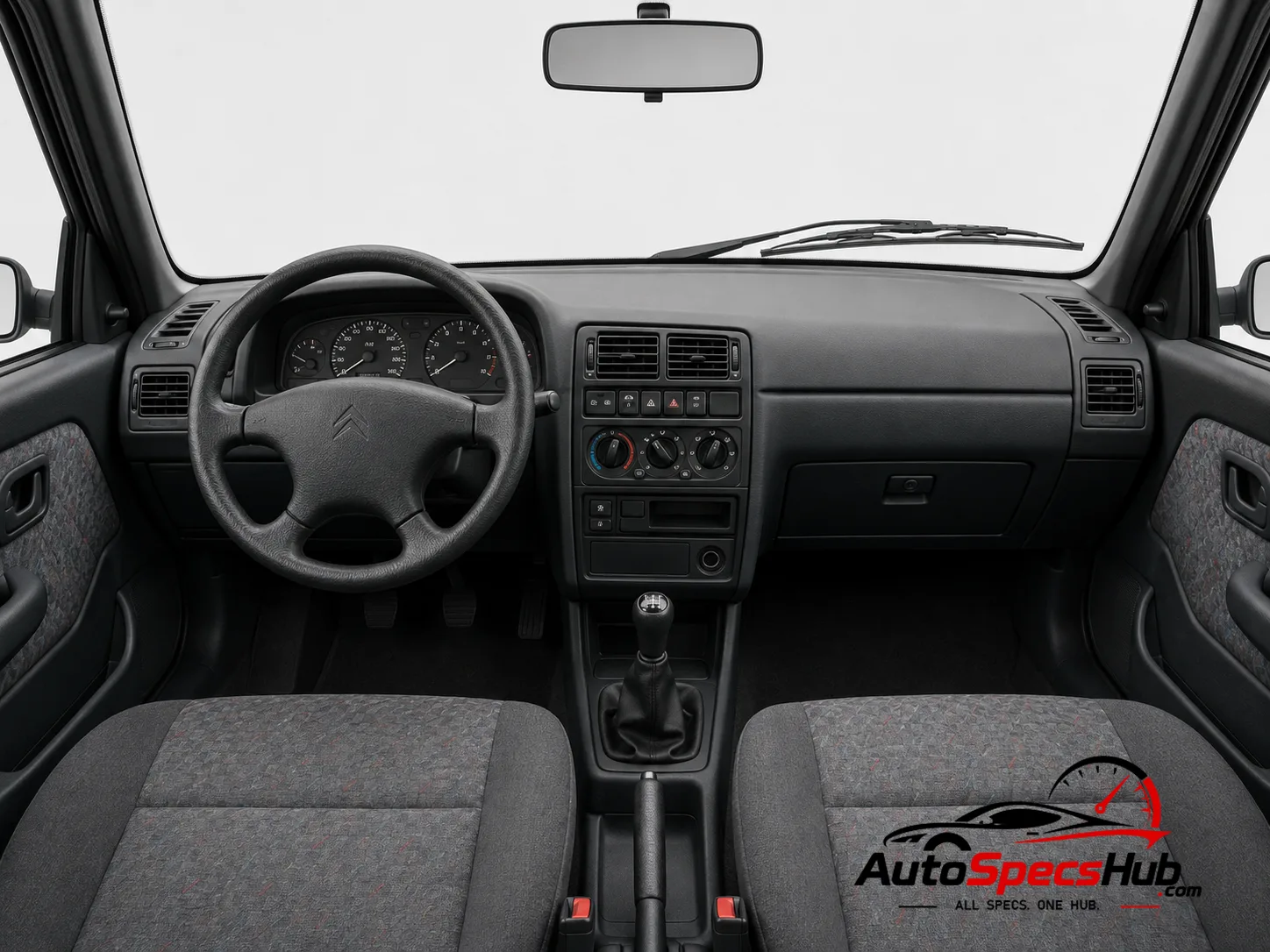 1993 Citroën ZX 1.9 TD Aura interior dashboard and front cabin
