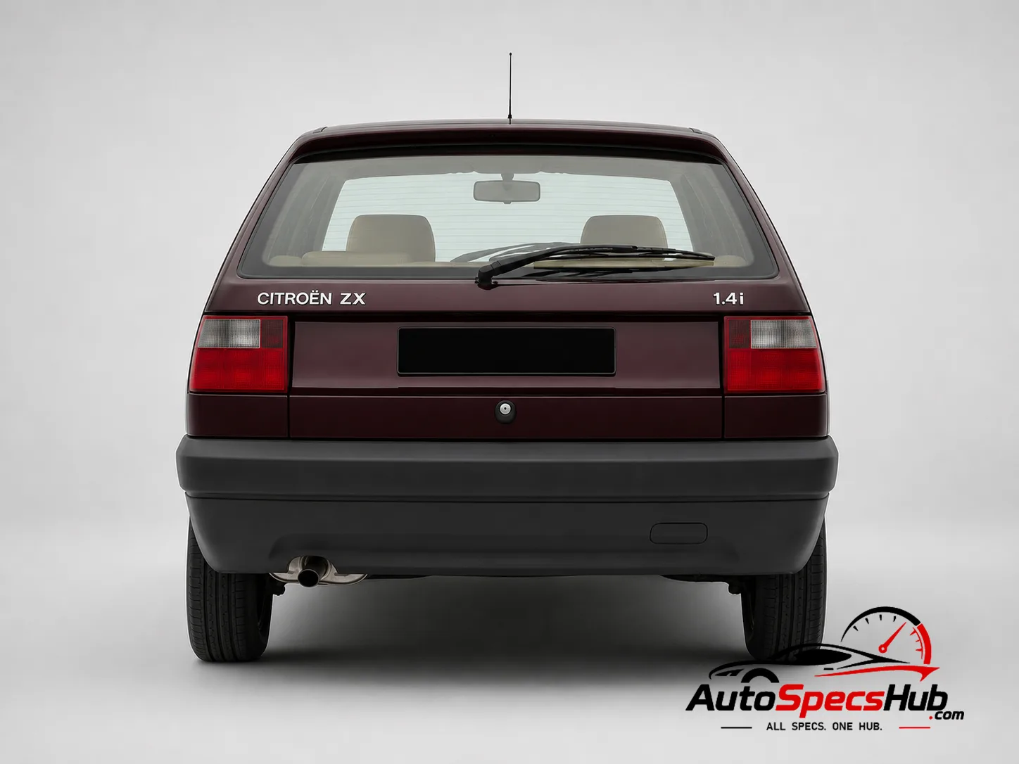 1991 Citroën ZX 1.4i Reflex rear view