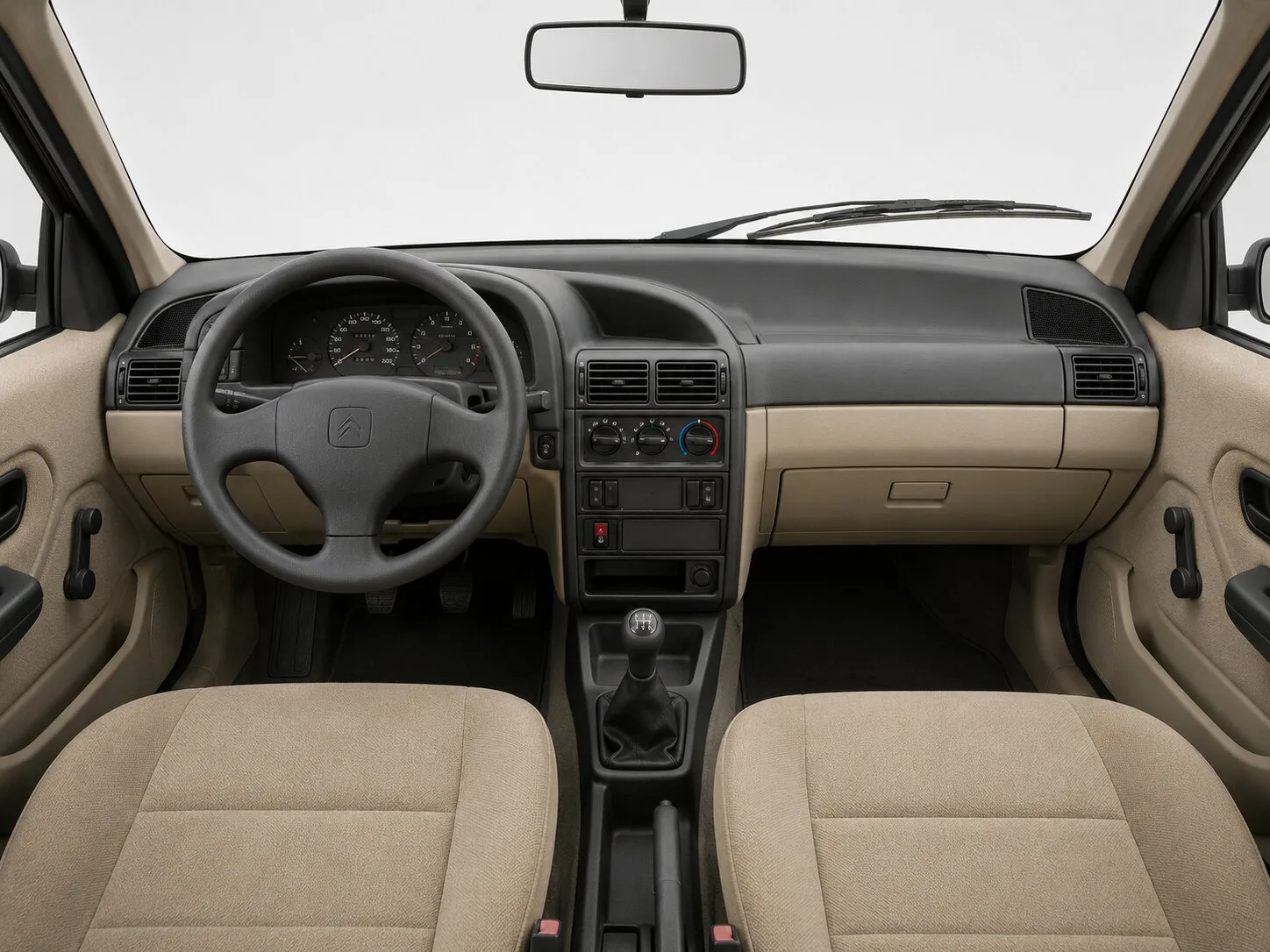 1991 Citroën ZX 1.4i Reflex interior dashboard and front cabin