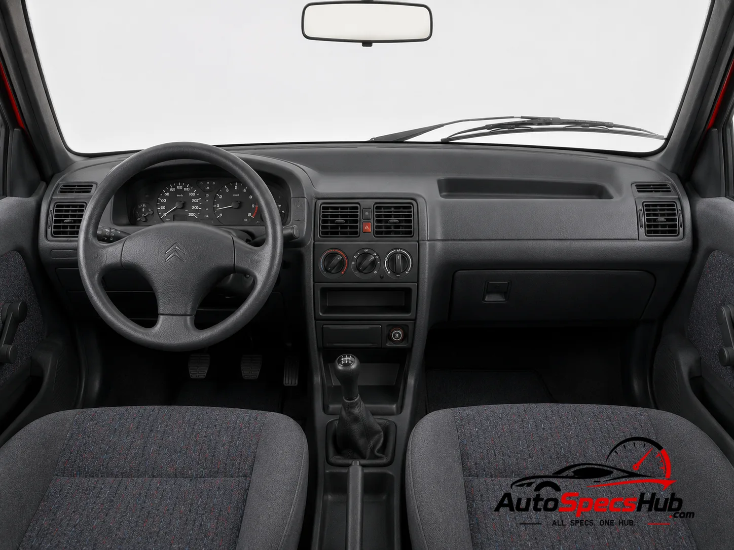 1994 Citroën ZX 1.9 D Reflex interior dashboard and front cabin