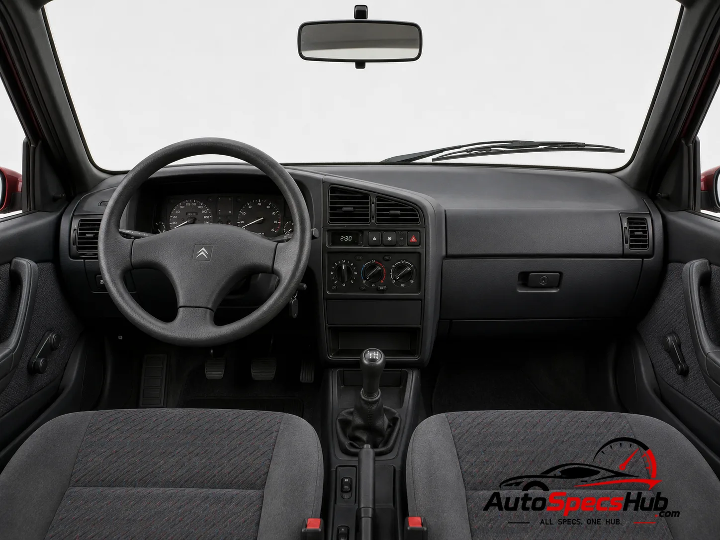 1994 Citroën ZX Wagon 1.6i Avantage interior dashboard and front cabin