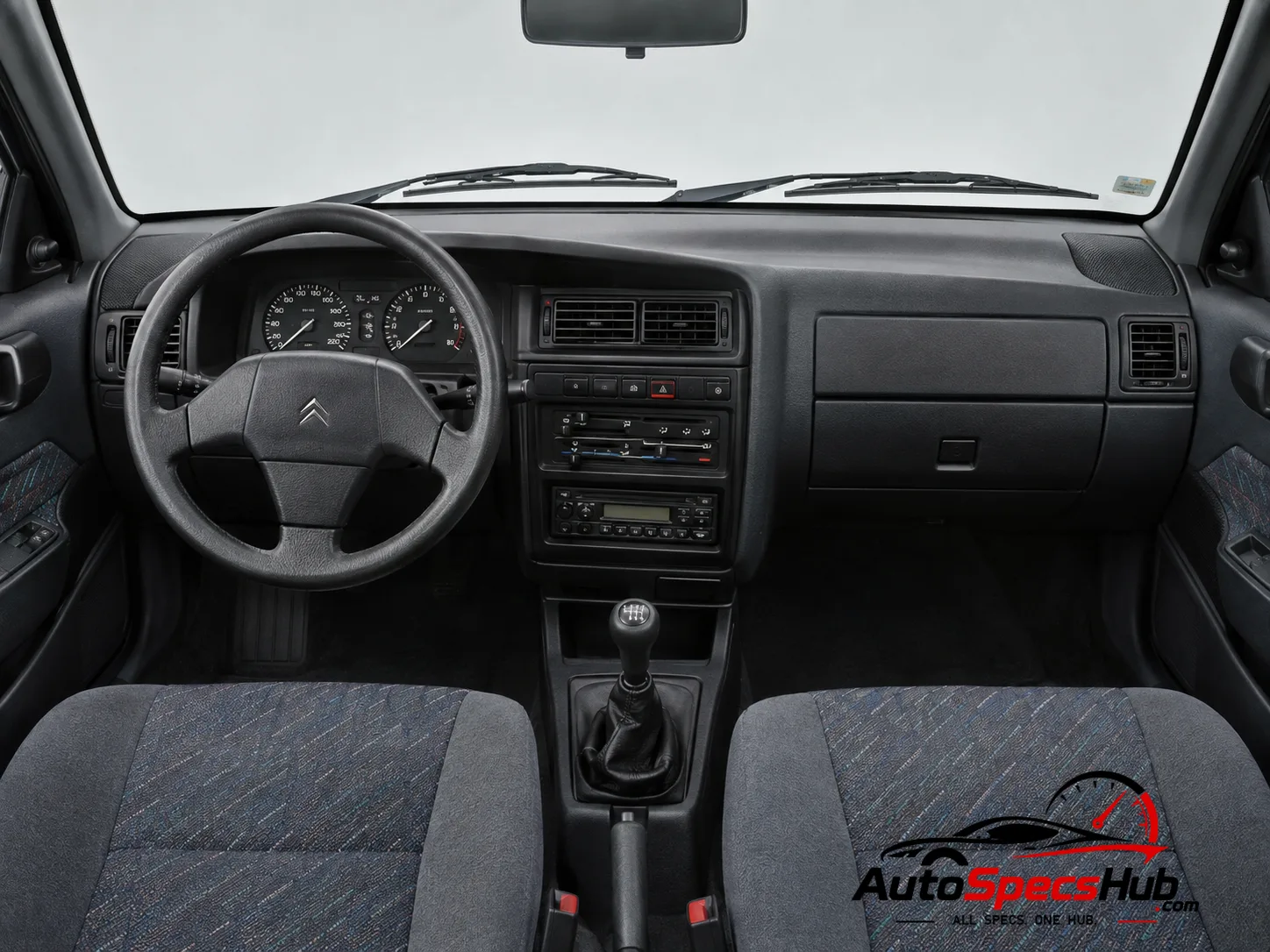 1994 Citroën ZX Wagon 1.9 TD Avantage interior dashboard and front cabin