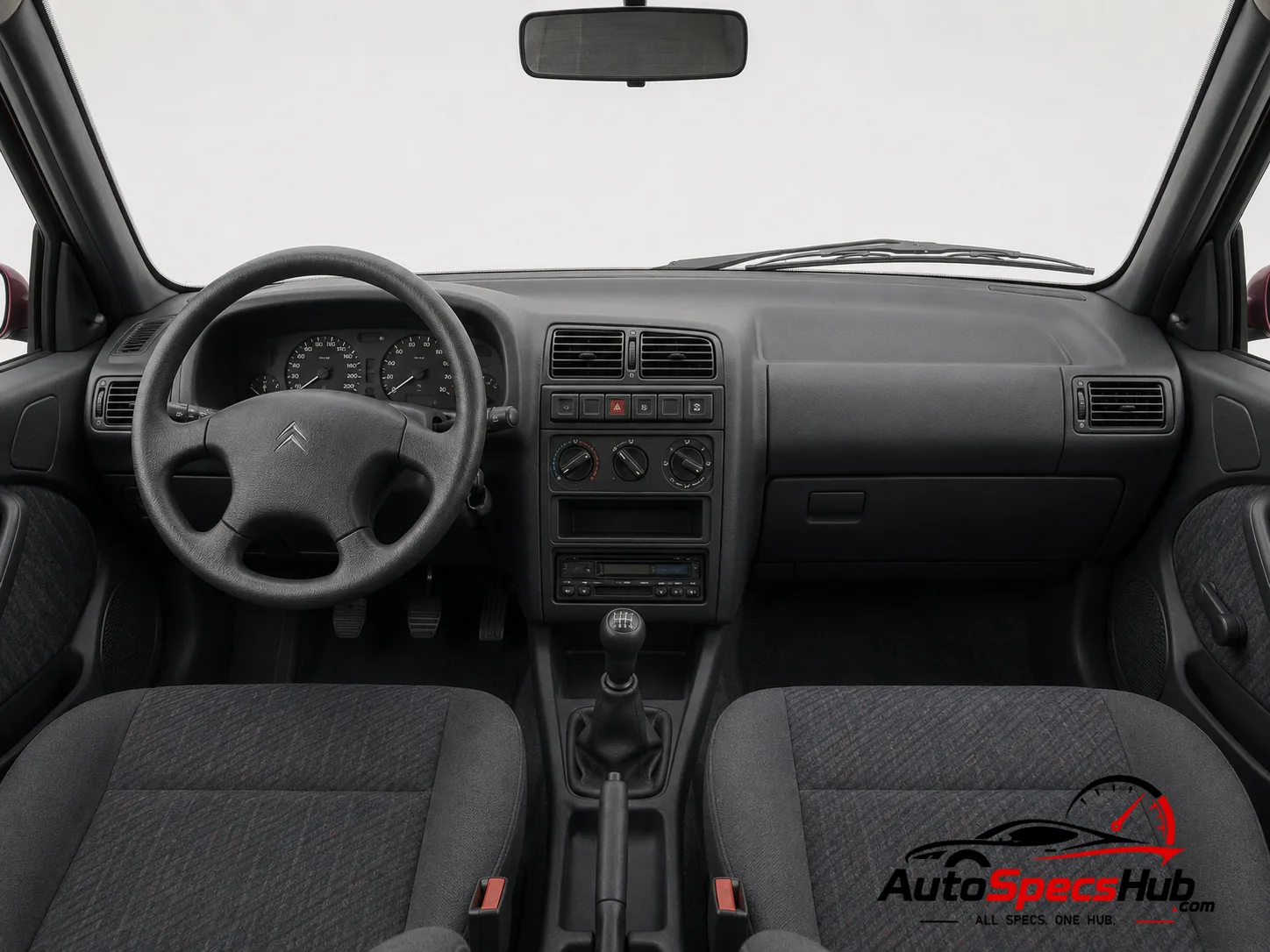 1994 Citroën ZX Wagon 1.4i Avantage interior dashboard and front cabin