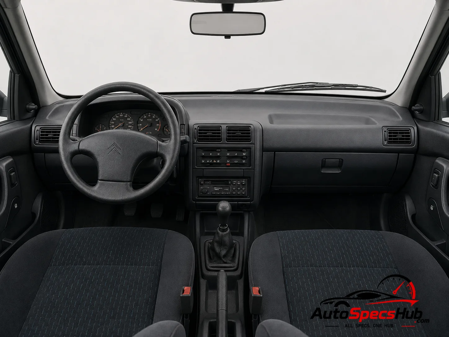 1994 Citroën ZX Wagon 1.9 D Avantage interior dashboard and front cabin