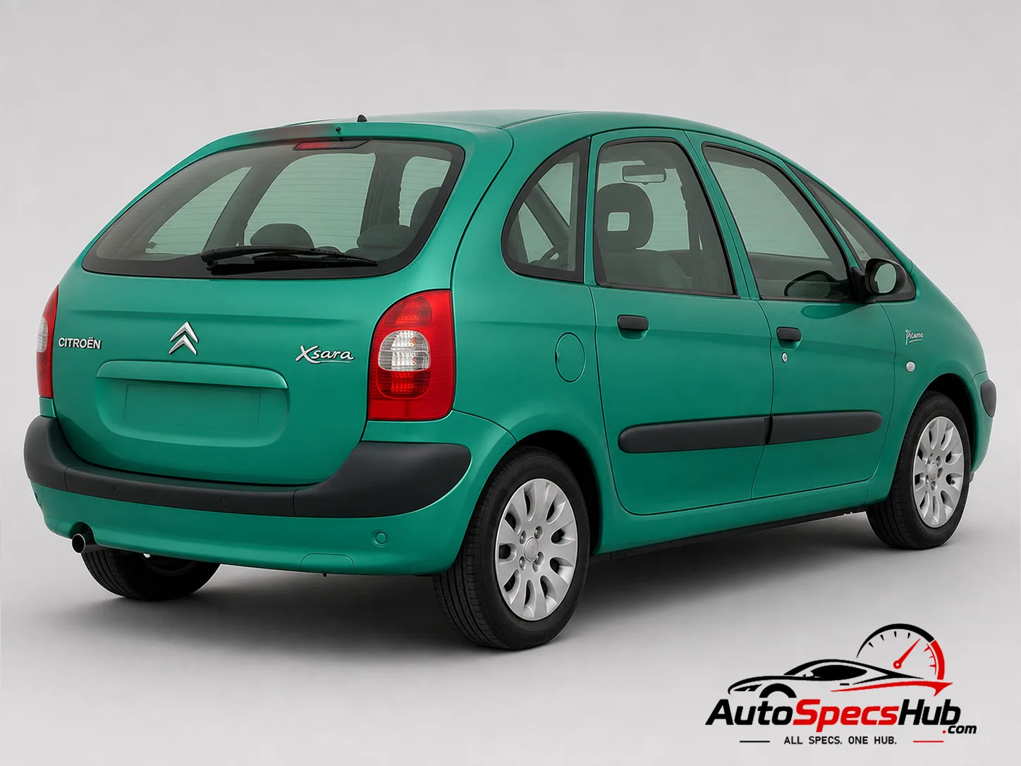 2000 Citroën Xsara Picasso 1.6 rear three-quarter view