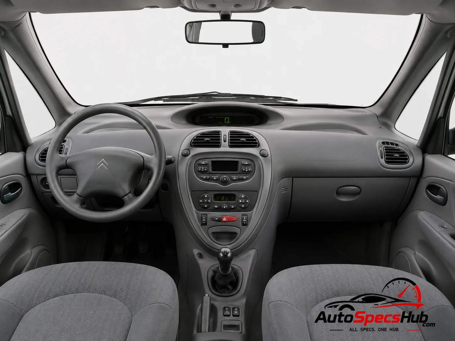 2000 Citroën Xsara Picasso 2.0 HDi 90 interior dashboard and front cabin