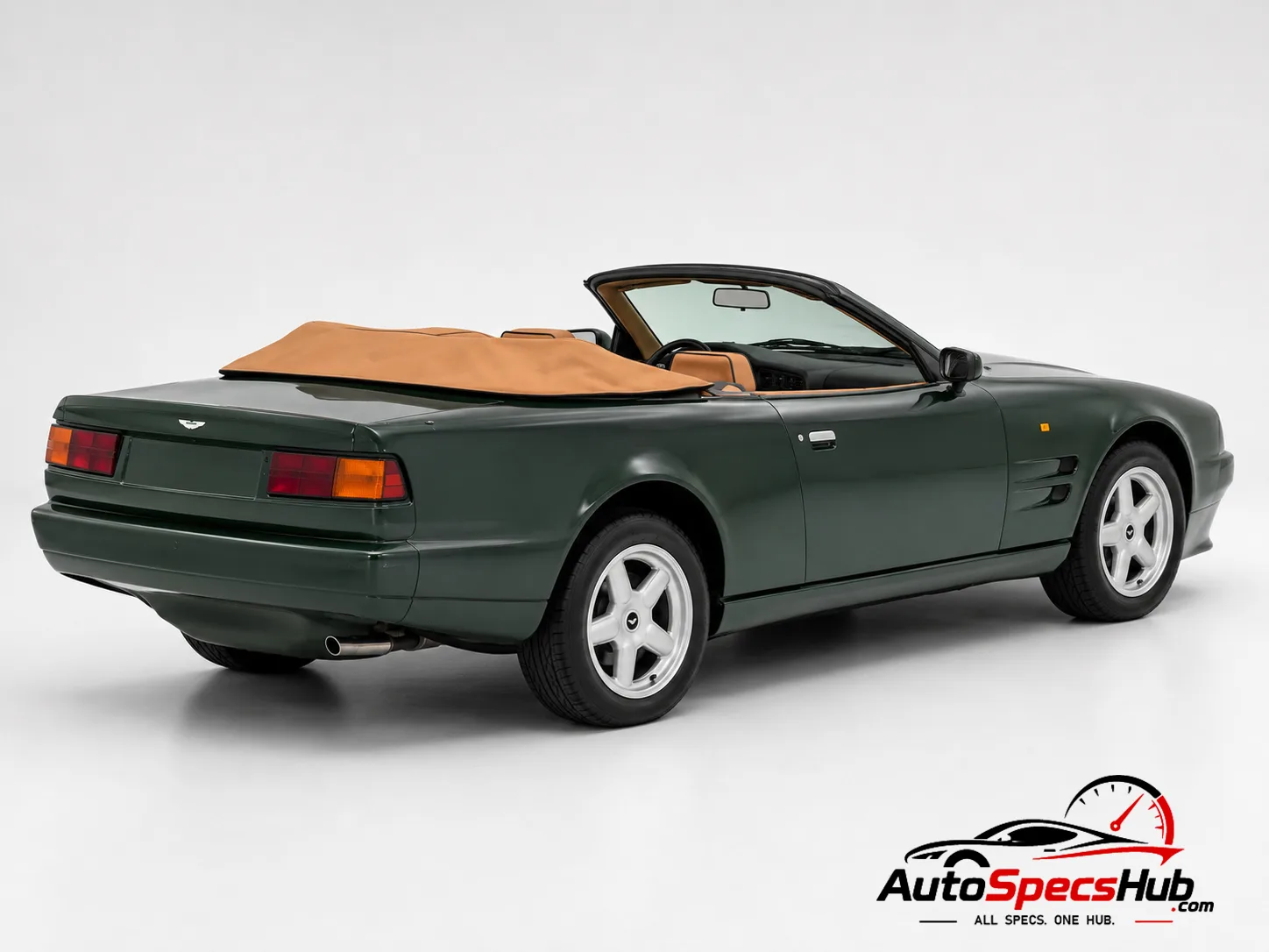 1992 Aston Martin Virage Volante rear three-quarter view