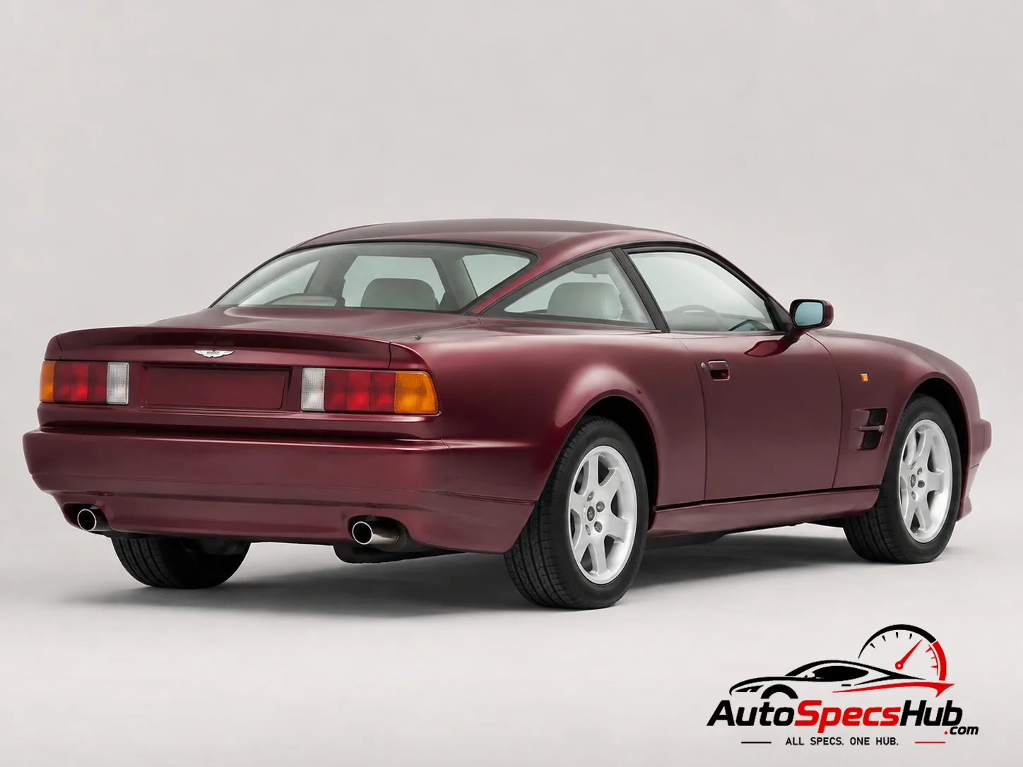 1992 Aston Martin Virage Coupé rear three-quarter view