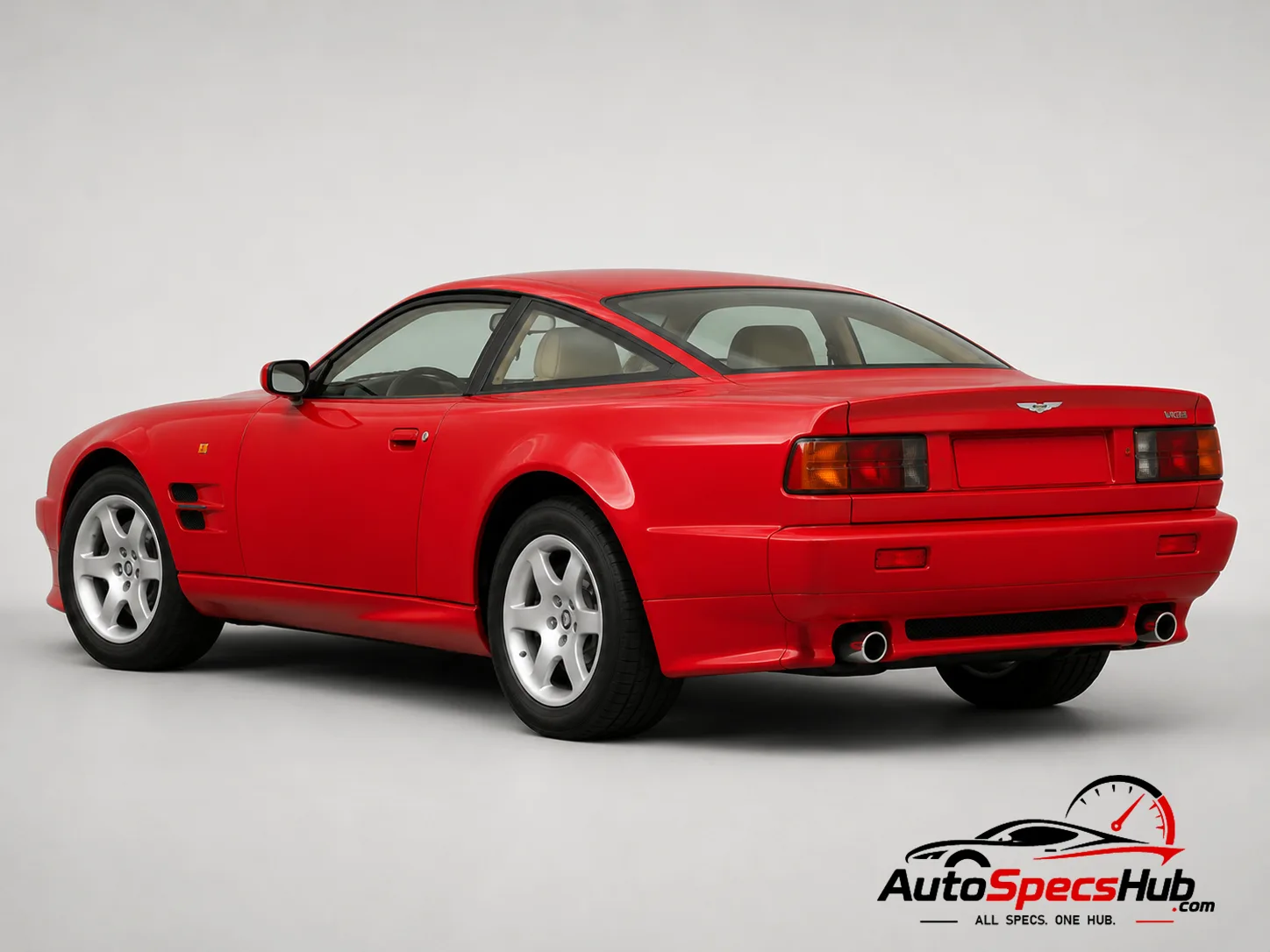 1993 Aston Martin V8 Vantage rear three-quarter view