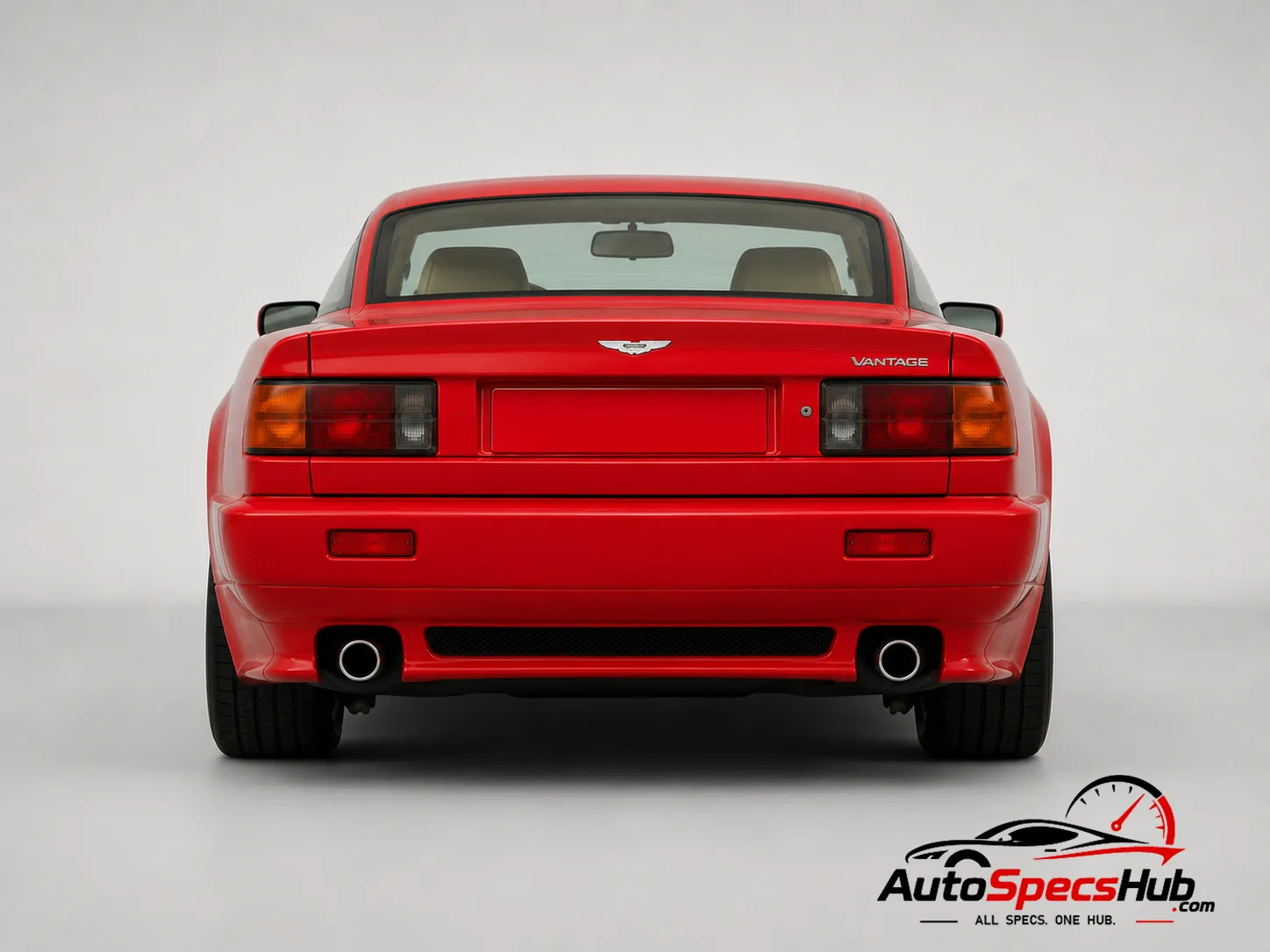 1993 Aston Martin V8 Vantage rear view