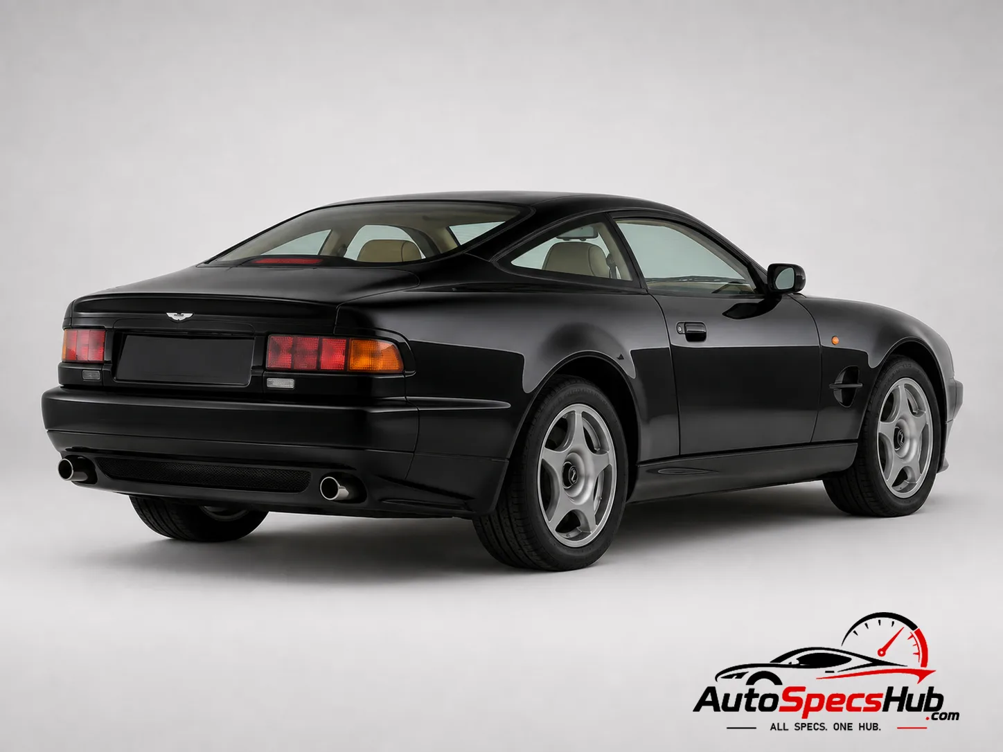 1999 Aston Martin V8 Vantage Le Mans V600 rear three-quarter view