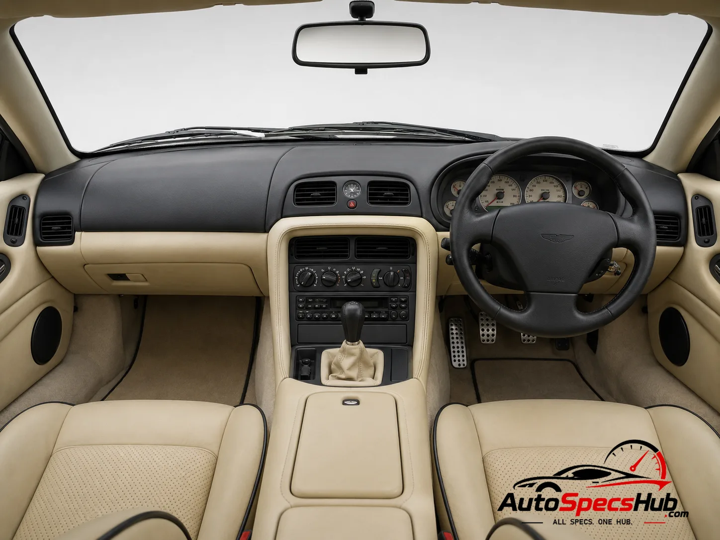 1999 Aston Martin V8 Vantage Le Mans V600 interior dashboard and front cabin