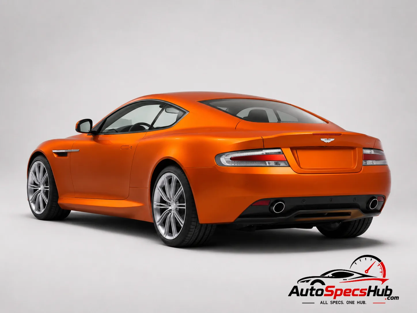 2011 Aston Martin Virage rear three-quarter view