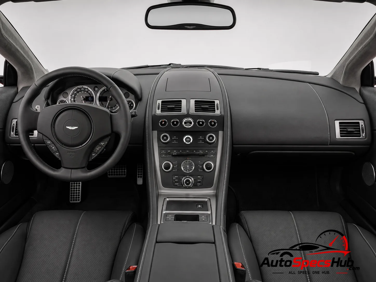 2011 Aston Martin Virage interior dashboard and front cabin