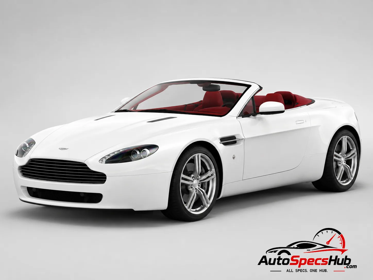 2008 Aston Martin V8 Vantage Roadster front three-quarter view