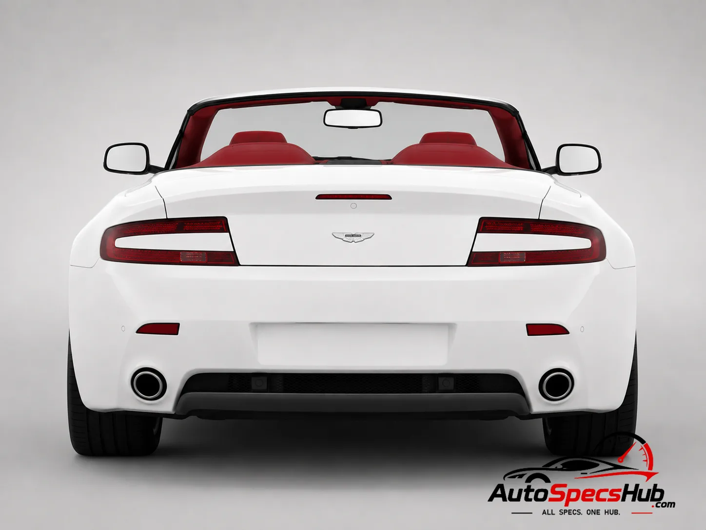 2008 Aston Martin V8 Vantage Roadster rear view