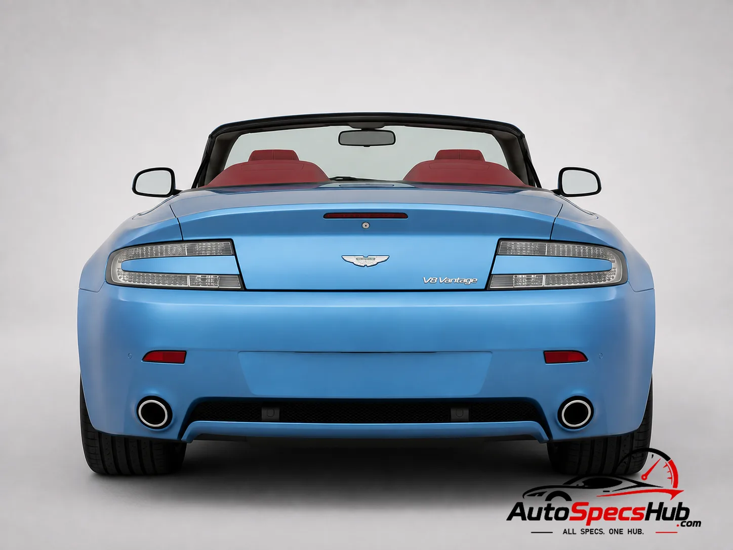2007 Aston Martin V8 Vantage Roadster rear view