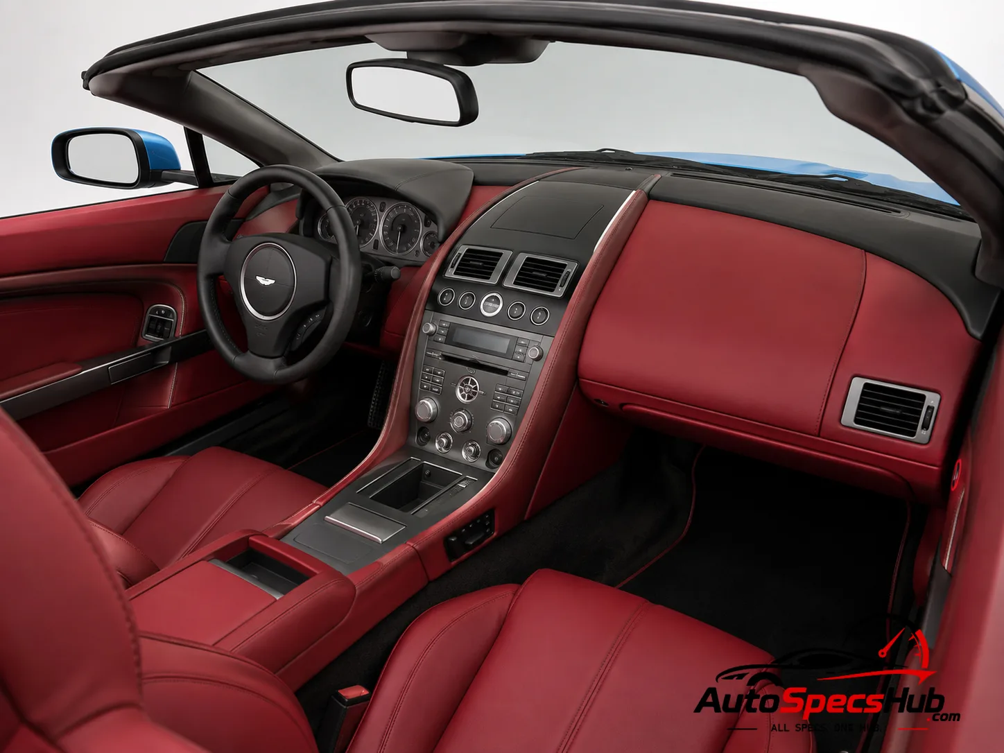 2007 Aston Martin V8 Vantage Roadster interior dashboard and front cabin