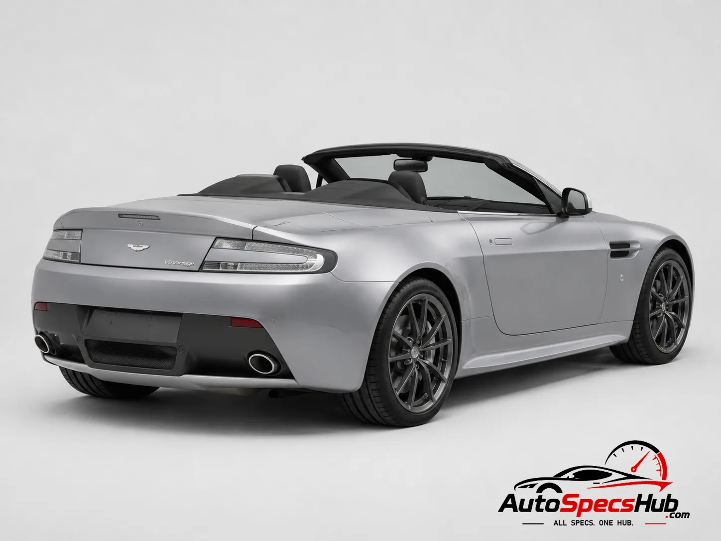 2014 Aston Martin V8 Vantage N430 Roadster rear three-quarter view
