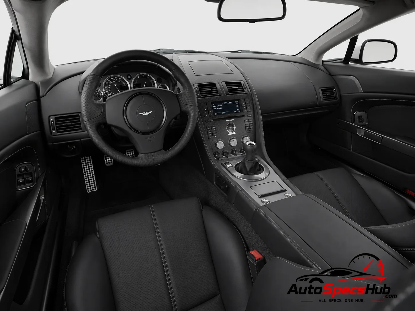 2007 Aston Martin V8 Vantage N400 Roadster interior dashboard and front cabin