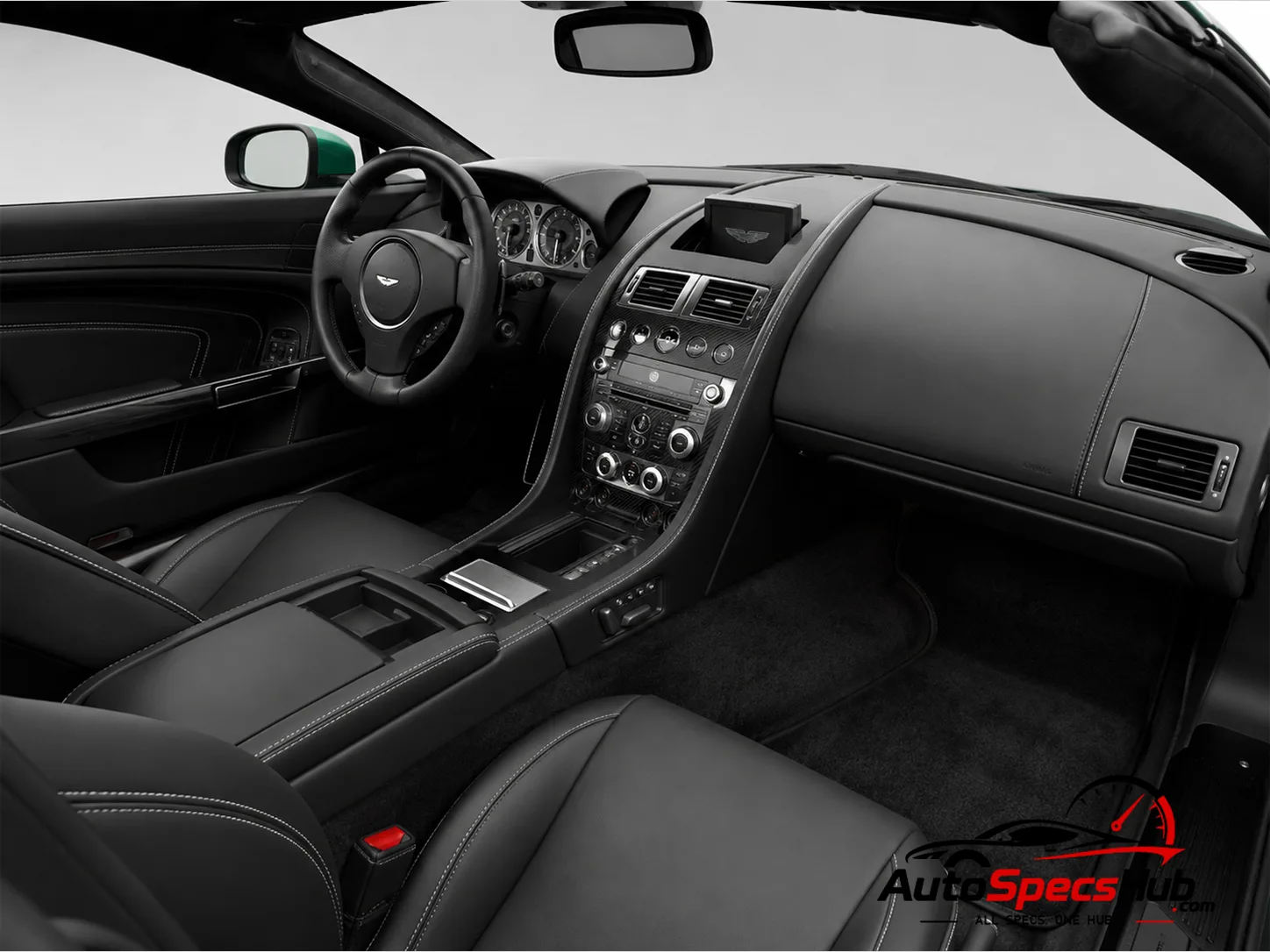 2012 Aston Martin V8 Vantage S Roadster interior dashboard and front cabin