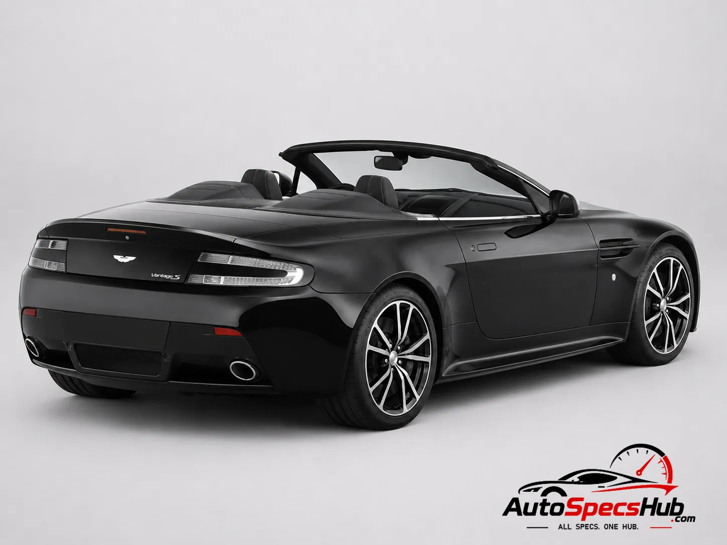 2013 Aston Martin V8 Vantage S SP10 Roadster rear three-quarter view