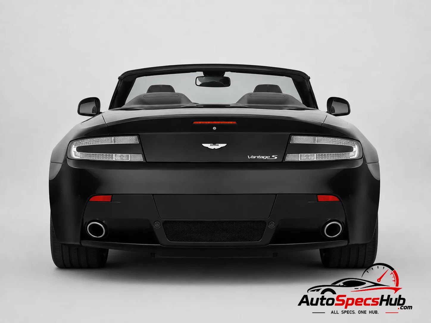 2013 Aston Martin V8 Vantage S SP10 Roadster rear view