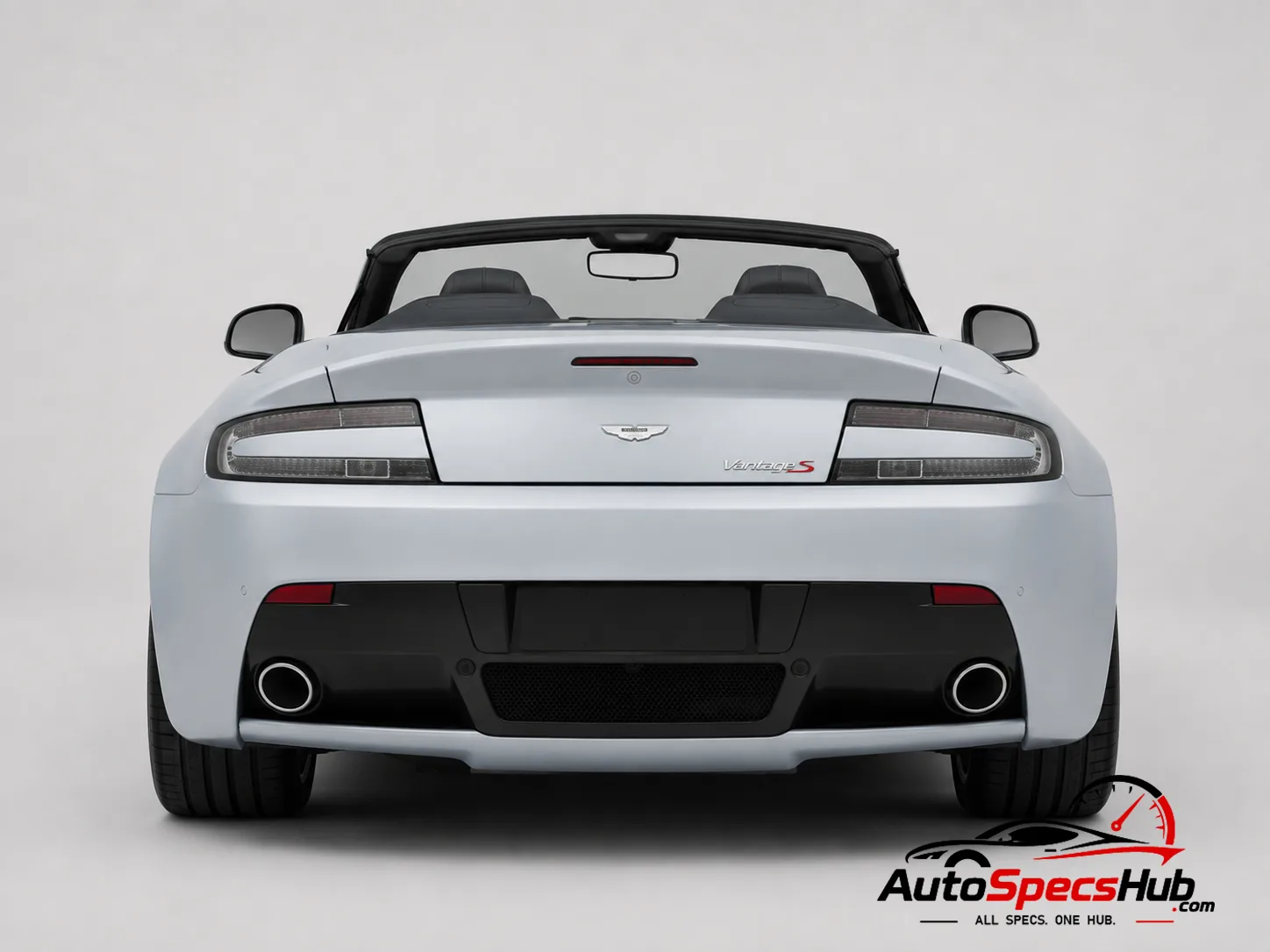2014 Aston Martin V12 Vantage S Roadster rear view