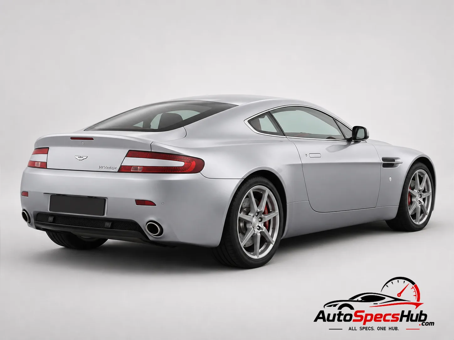 2005 Aston Martin V8 Vantage rear three-quarter view