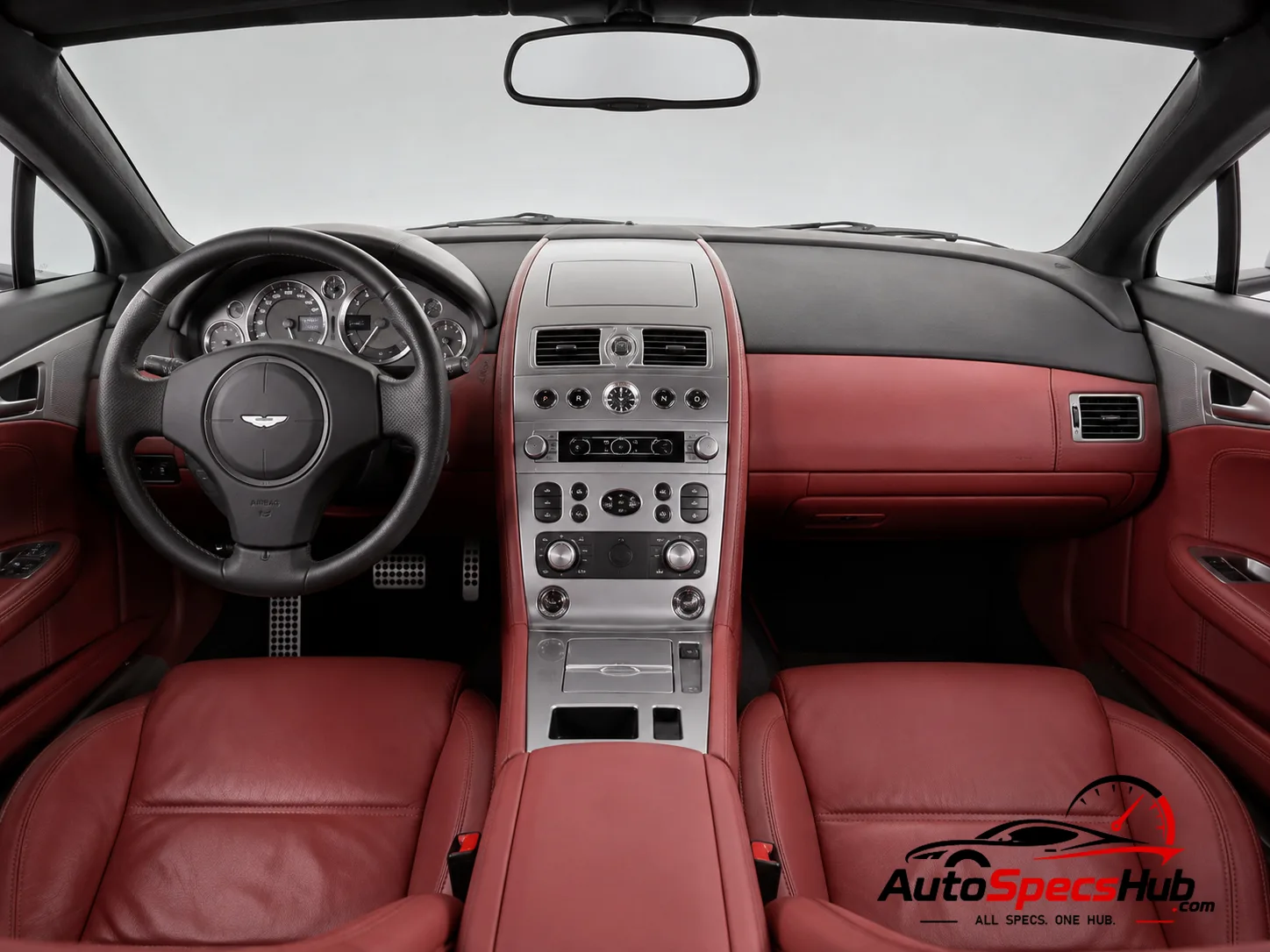 2005 Aston Martin V8 Vantage interior dashboard and front cabin